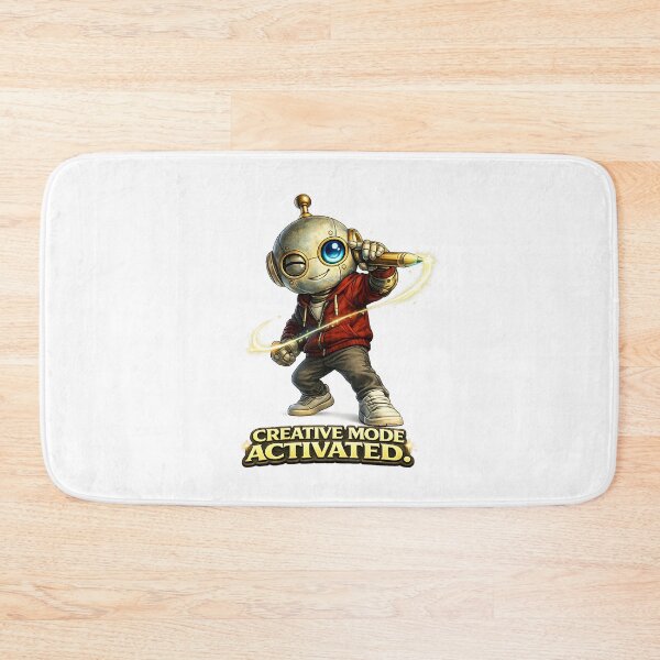 Item preview, Friendly Robot – Creative Mode Activated Design designed and sold by Yomere.