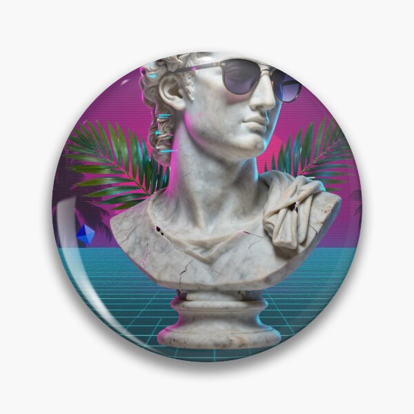 Item preview, Vaporwave  Aesthetic David Statue Neon Sunset  designed and sold by CREATIVO STUDIO.