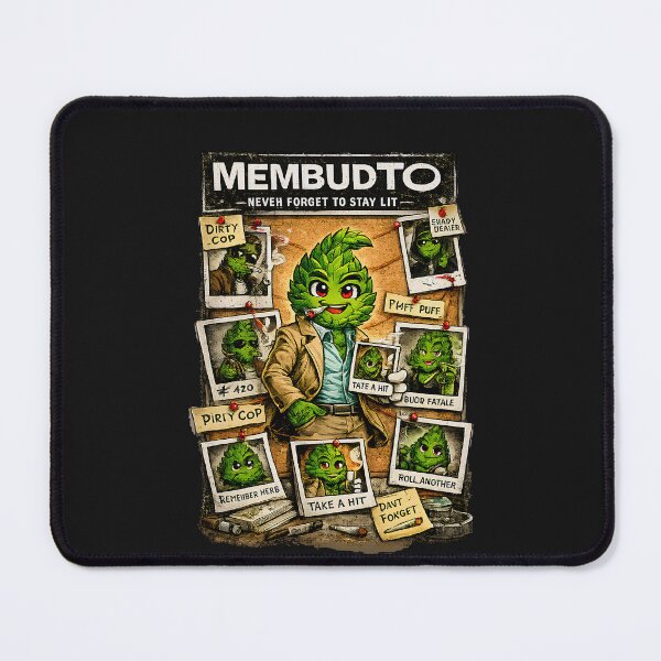 Item preview, Membudto Never Forget To Stay Lit Funny 420 Weed Parody designed and sold by GreenKingShop.
