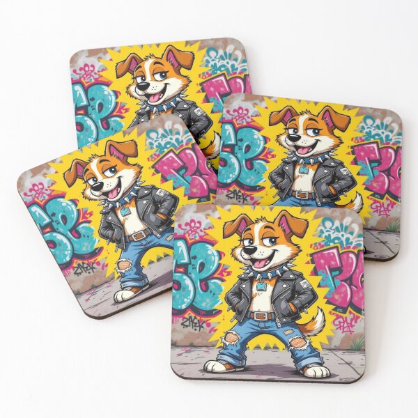 Item preview, Punk dog designed and sold by ZeusGallery.