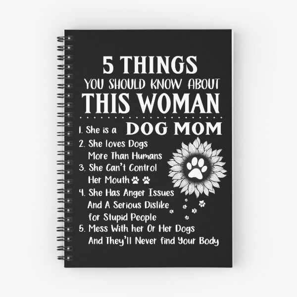 Item preview, 5 Things You Should Know About This Woman Dog Mom  designed and sold by teeperfect.
