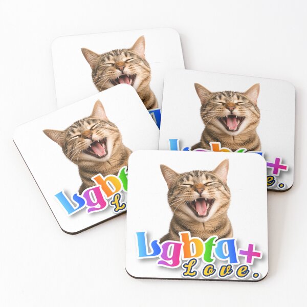 Item preview, Laughing cat lgbtq+ love| pride month celebration tee  designed and sold by DrimitStore.