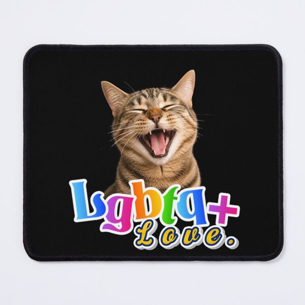 Item preview, Laughing cat lgbtq+ love| pride month celebration tee  designed and sold by DrimitStore.