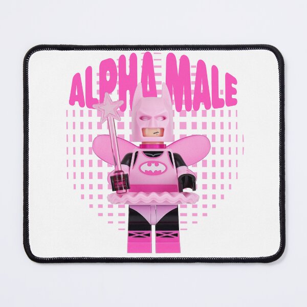 Item preview, alpha male pink batman designed and sold by Kajzu.