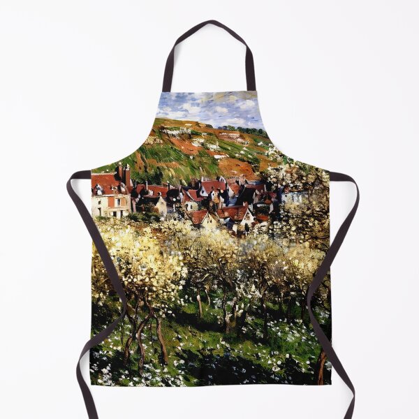 Item preview, Plum Trees in Blossom at Vétheuil designed and sold by artdesignsnow.