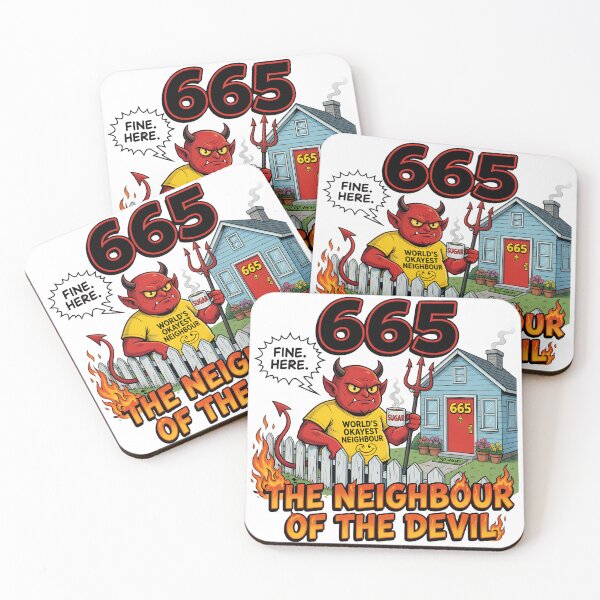 Item preview, 665 Neighbour of the Devil Funny Design designed and sold by TshirtsOnline-.
