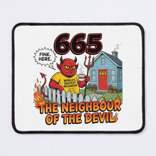 Item preview, 665 Neighbour of the Devil Funny Design designed and sold by TshirtsOnline-.