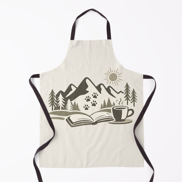 Item preview, Outdoor Book Lover Coffee Paw Print designed and sold by Corvoria.