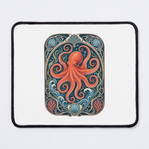 Item preview, Belle Epoque Octopus Vintage Ocean Art designed and sold by AntiqueImages.