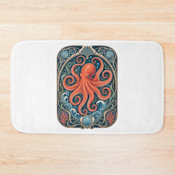 Item preview, Belle Epoque Octopus Vintage Ocean Art designed and sold by AntiqueImages.