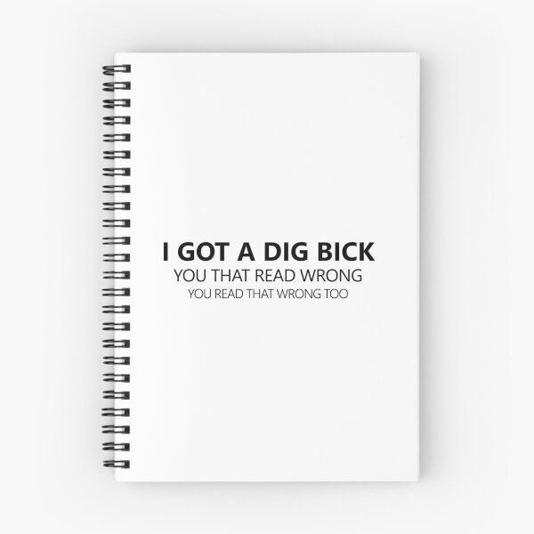 Item preview, I Got a Dig Bick - black Font designed and sold by QukiDesign.