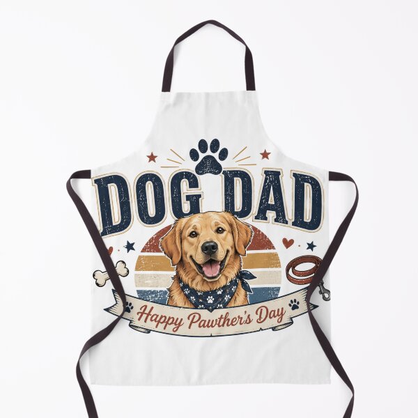 Item preview, Golden Retriever Dog Dad Happy Pawthers Day designed and sold by MoonStitch.