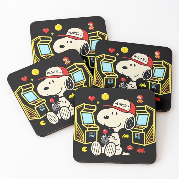 Item preview, Player 1 Snoopy Retro Gamer Peanuts Fan designed and sold by LysiTHWIP.