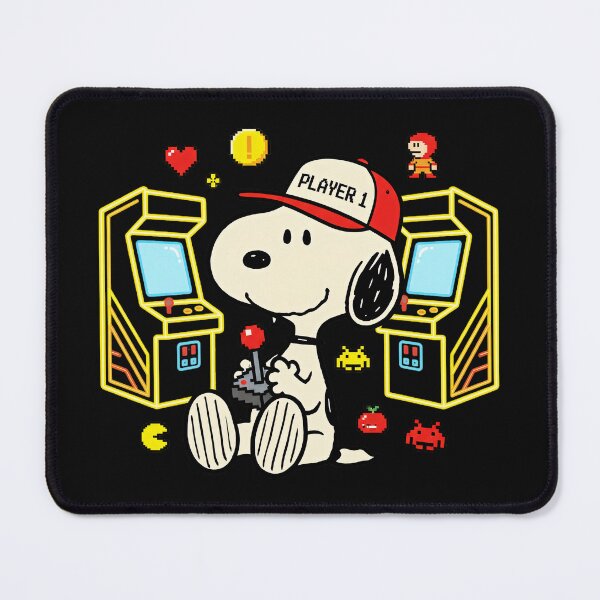 Item preview, Player 1 Snoopy Retro Gamer Peanuts Fan designed and sold by LysiTHWIP.