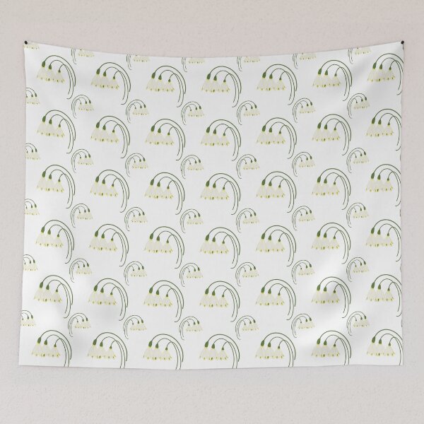Item preview, Pastel Floral White Bell Pattern designed and sold by Ailiida.