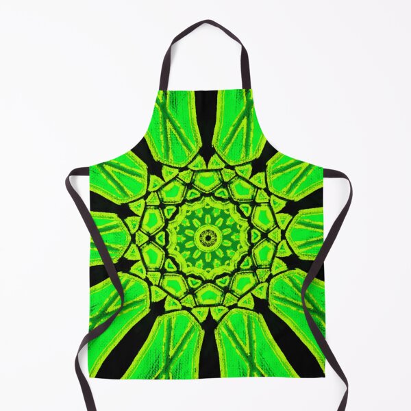 Item preview, Neon Green Kaleidoscope Pattern designed and sold by EsmArtUniverse.