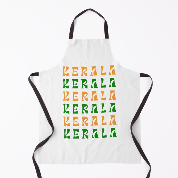 Item preview, KERALA Orange and Green Text Pattern designed and sold by BL Travel Designs.