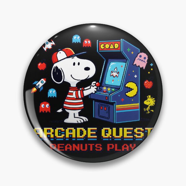 Item preview, Arcade Quest Peanuts Play Retro Gaming Fan designed and sold by LysiTHWIP.