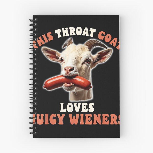 Item preview, This Throat Goat Loves Juicy Wieners Adult Humor Meme designed and sold by AmaXONIC.