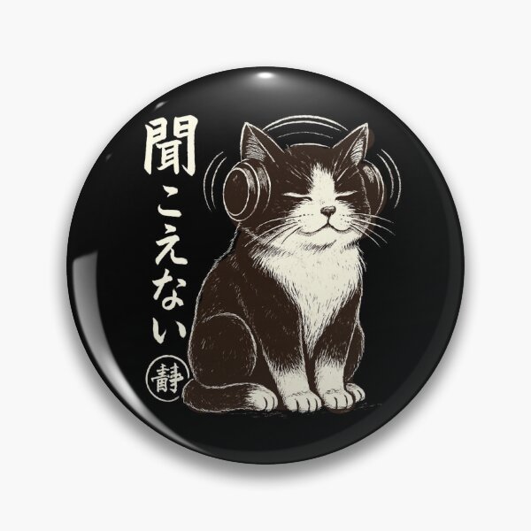 Item preview, Curious Cat Kanji designed and sold by SiarheiYur.