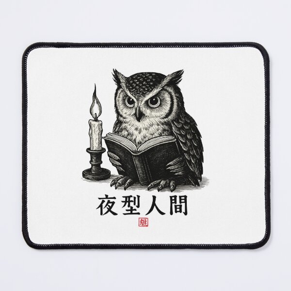 Item preview, Owl Reader Kanji designed and sold by SiarheiYur.