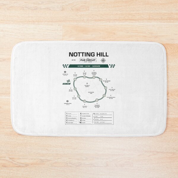 Item preview, Notting Hill Pub Circuit Heritage Map designed and sold by The Circuit Collection.