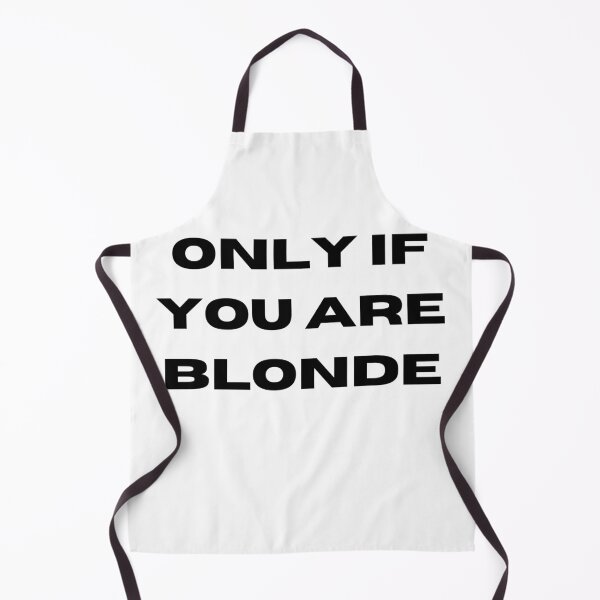 Item preview, Only If You Are Blonde Minimalist Text Art designed and sold by Vector & Vibe.