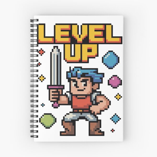 Item preview, Level Up Pixel Art Gamer Retro 8-Bit Video Game Design designed and sold by CrystalCove11.