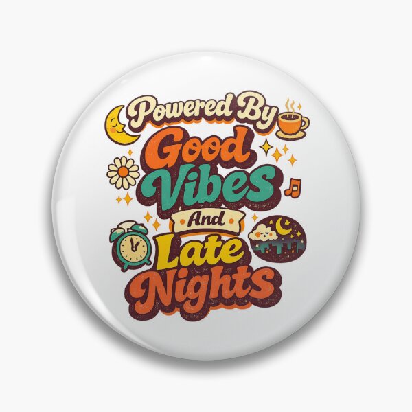Item preview, PoweredByGoodVibesAndLateNights designed and sold by LuveraxArt.