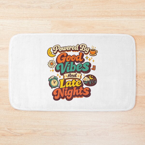 Item preview, PoweredByGoodVibesAndLateNights designed and sold by LuveraxArt.