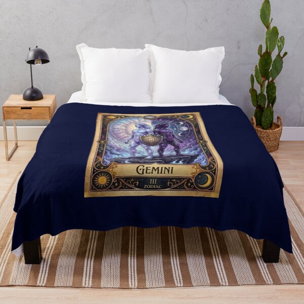 Item preview, Gemini Zodiac Tarot Card Vintage Fantasy Art designed and sold by DeerHouse.