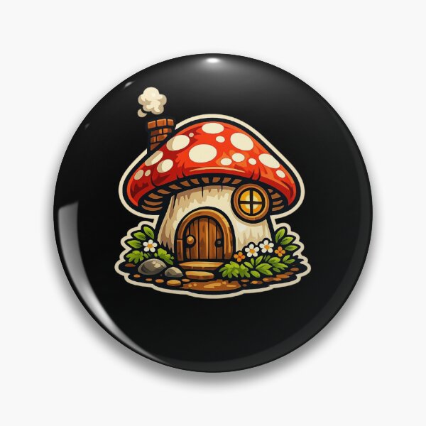 Item preview, Toadstool Cottage — Cozy Mushroom House Sticker designed and sold by Timeless Junction.