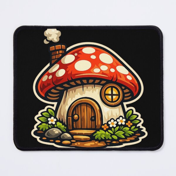 Item preview, Toadstool Cottage — Cozy Mushroom House Sticker designed and sold by Timeless Junction.