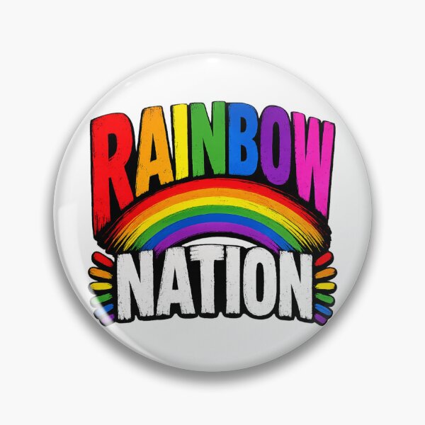 Item preview, Rainbow Nation Pride Week LGBTQ+ Rainbow Graphic T-Shirt designed and sold by Bustascreen.