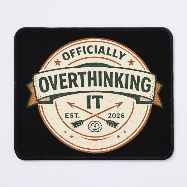 Item preview, Officially Overthinking It designed and sold by MJO80.