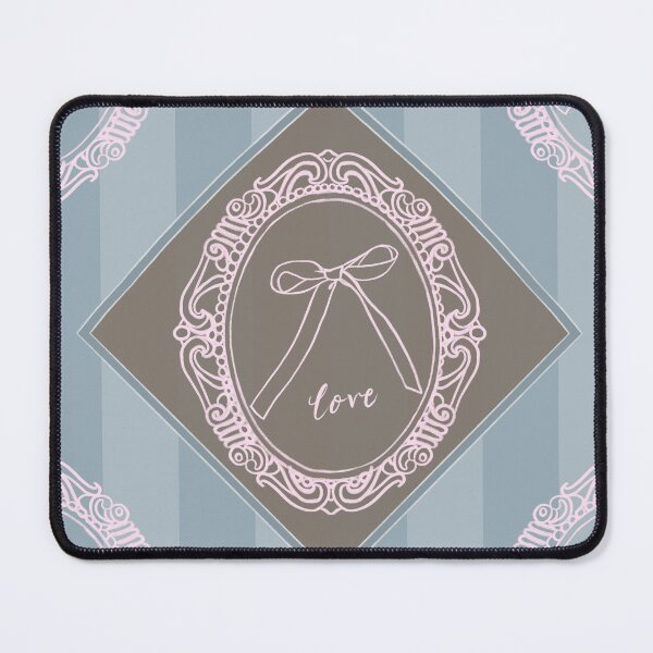 Item preview, My Gothic Romance – Victorian Cameo Bow Pattern in Pink Black and Crimson designed and sold by VirtuallyCreativ .