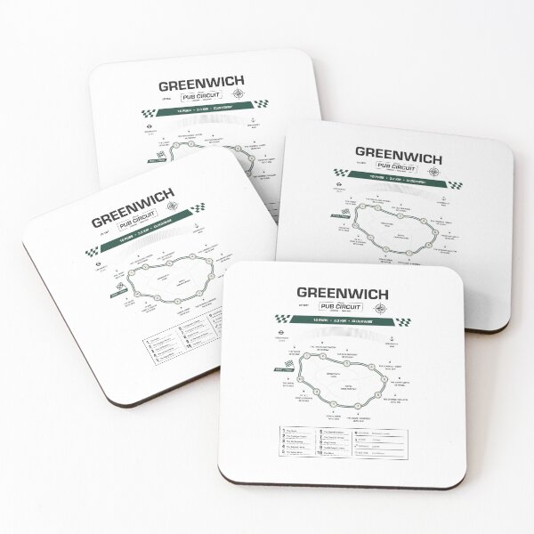 Item preview, Greenwich Pub Circuit Heritage Map designed and sold by CircuitDesign.