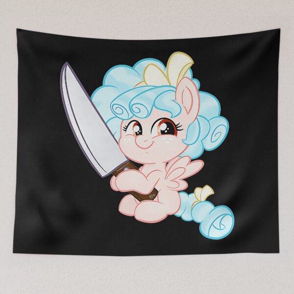 Item preview, Cozy Glow Holding Knife Cute Villain designed and sold by CalyZOam99.
