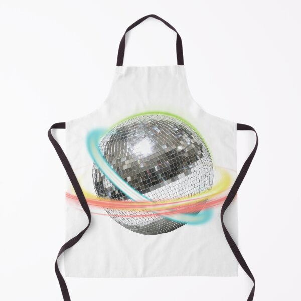 Item preview, Shiny silver disco ball with planetary rings designed and sold by thefrenchyviet.