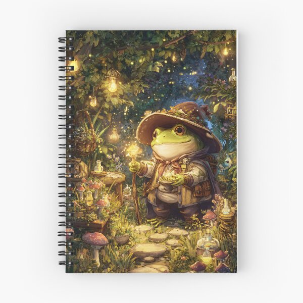 Item preview, Enchanted Forest Frog Wizard designed and sold by Turocks.