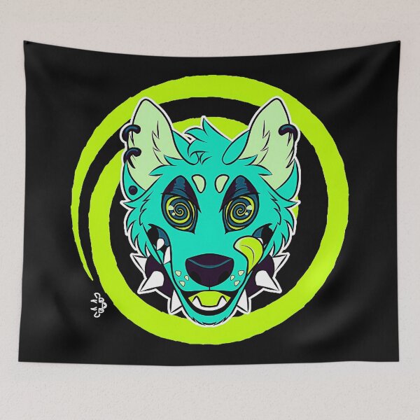 Item preview, Trippy Furry Wolf Dog designed and sold by CalyZOam99.