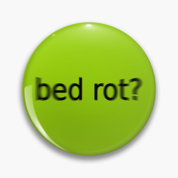 Item preview, Bed Rot Supreme Green Question Unique Artwork Sign designed and sold by Doctor Schtrudel.