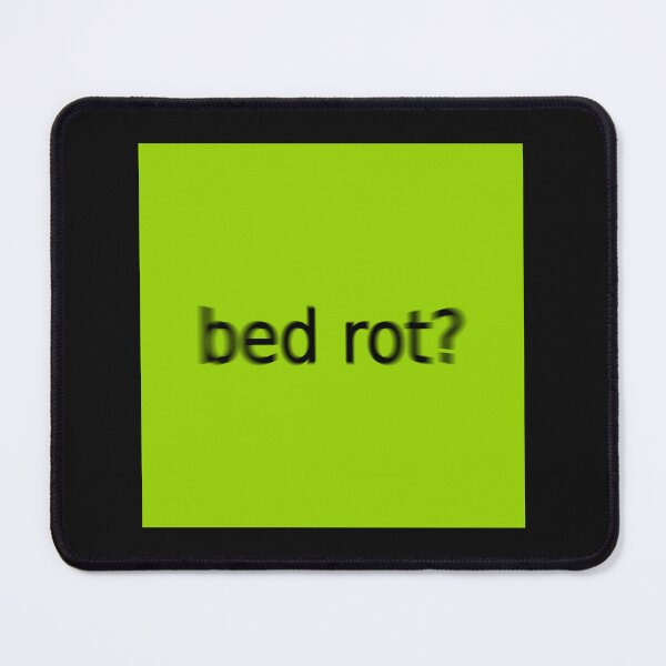 Item preview, Bed Rot Supreme Green Question Unique Artwork Sign designed and sold by Doctor Schtrudel.