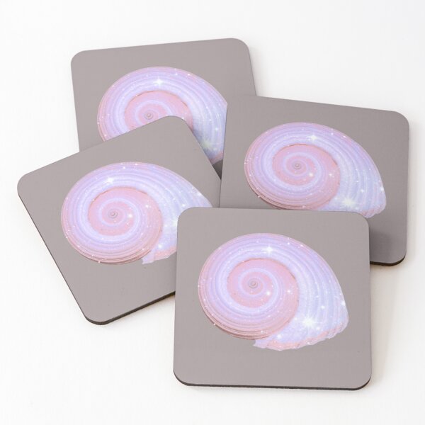 Item preview, Magical Pastel Spiral Seashell Coastal Aesthetic Art designed and sold by Rawafi Art Studio.