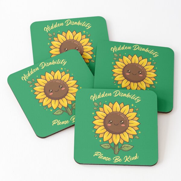 Item preview, Kawaii Hidden Disability Sunflower designed and sold by KismetsKawaiiCo.