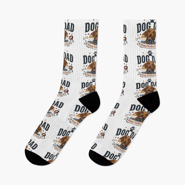Item preview, Dachshund Dog Dad Happy Pawthers Day designed and sold by MoonStitch.