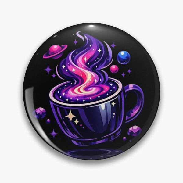 Item preview, Cosmic Latte Mug — Galactic Coffee Sticker designed and sold by Timeless Junction.