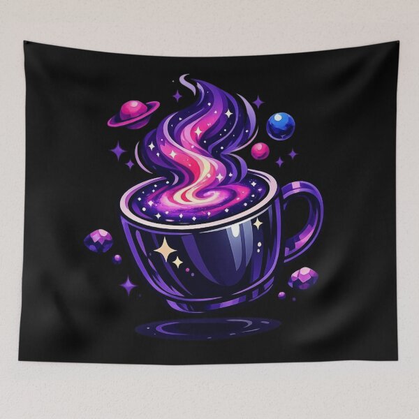 Item preview, Cosmic Latte Mug — Galactic Coffee Sticker designed and sold by Timeless Junction.