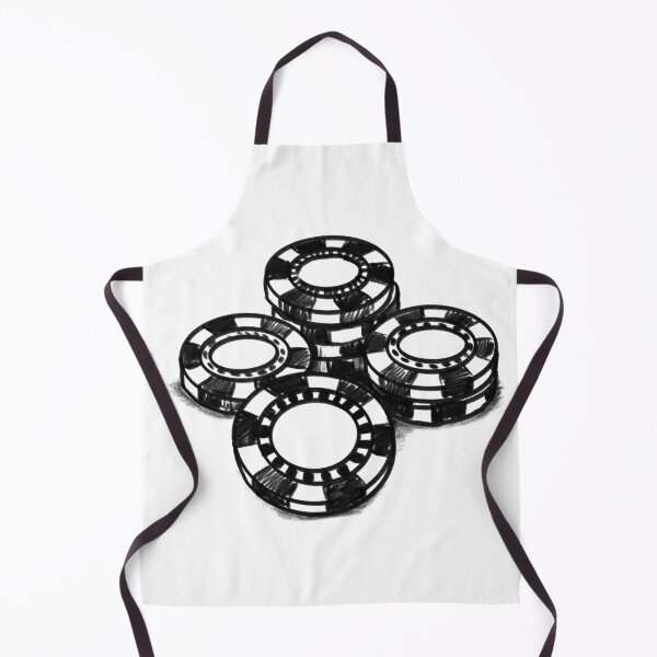 Item preview, Casino Chips – Hand-drawn illustration, pencil, no AI designed and sold by peerisdrawing.