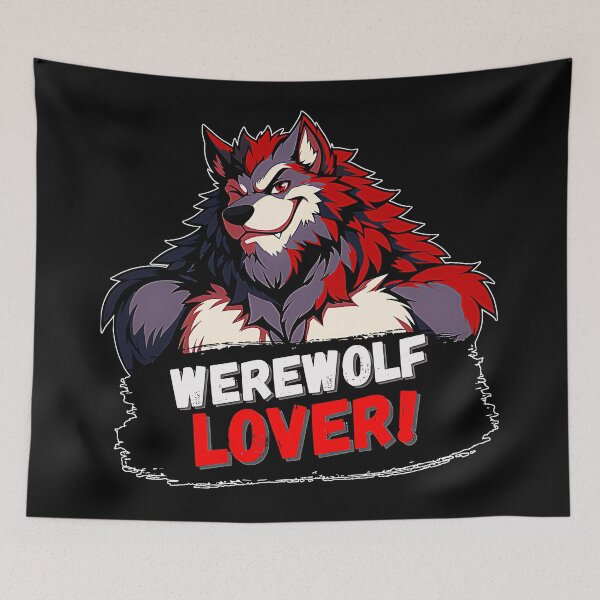 Item preview, Werewolf Lover Fantasy Supernatural Fan designed and sold by CalyZOam99.